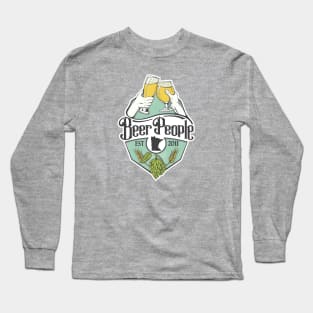 Beer People Cheers Logo Long Sleeve T-Shirt